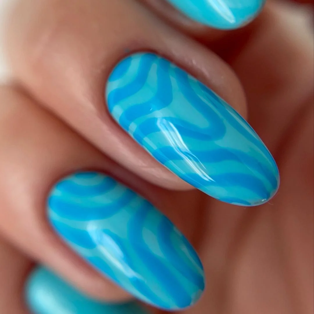 Professional Russian manicure work by Anna Rozen Golzman - example 3