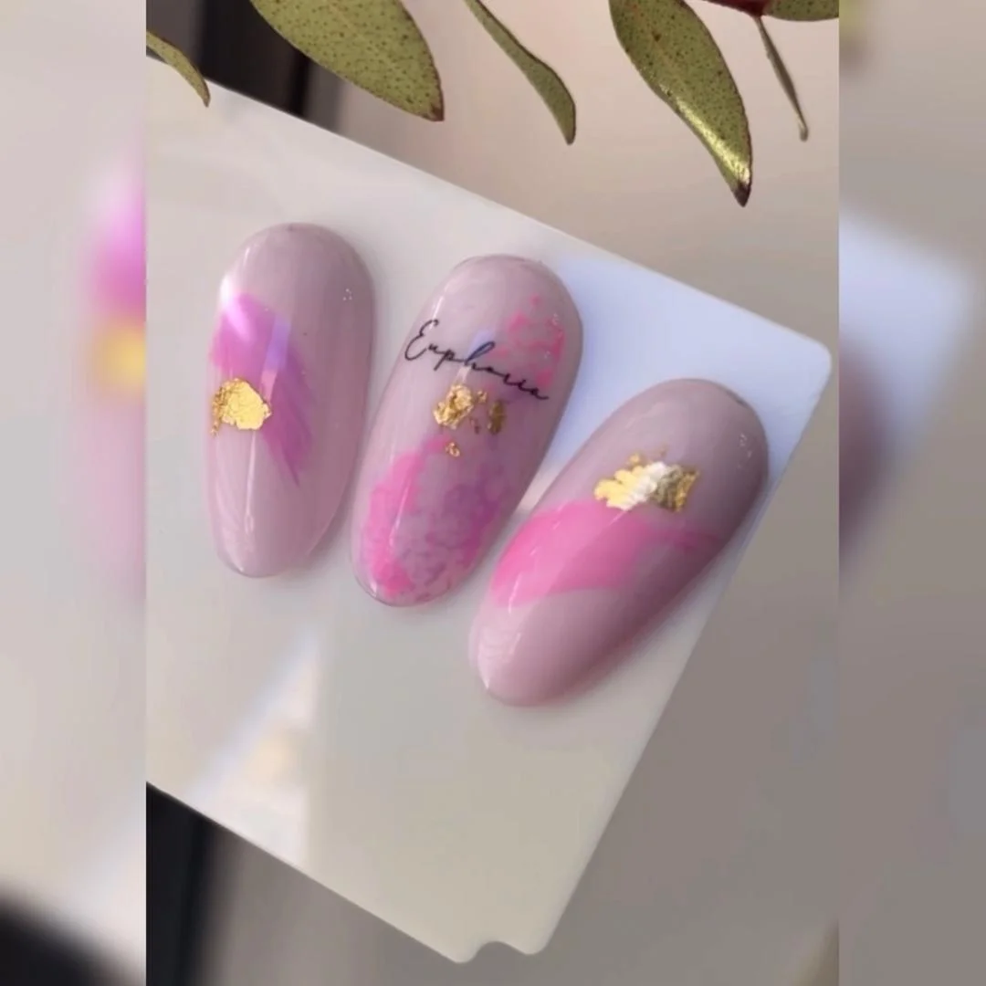 Professional Russian manicure work by Anna Rozen Golzman - example 4