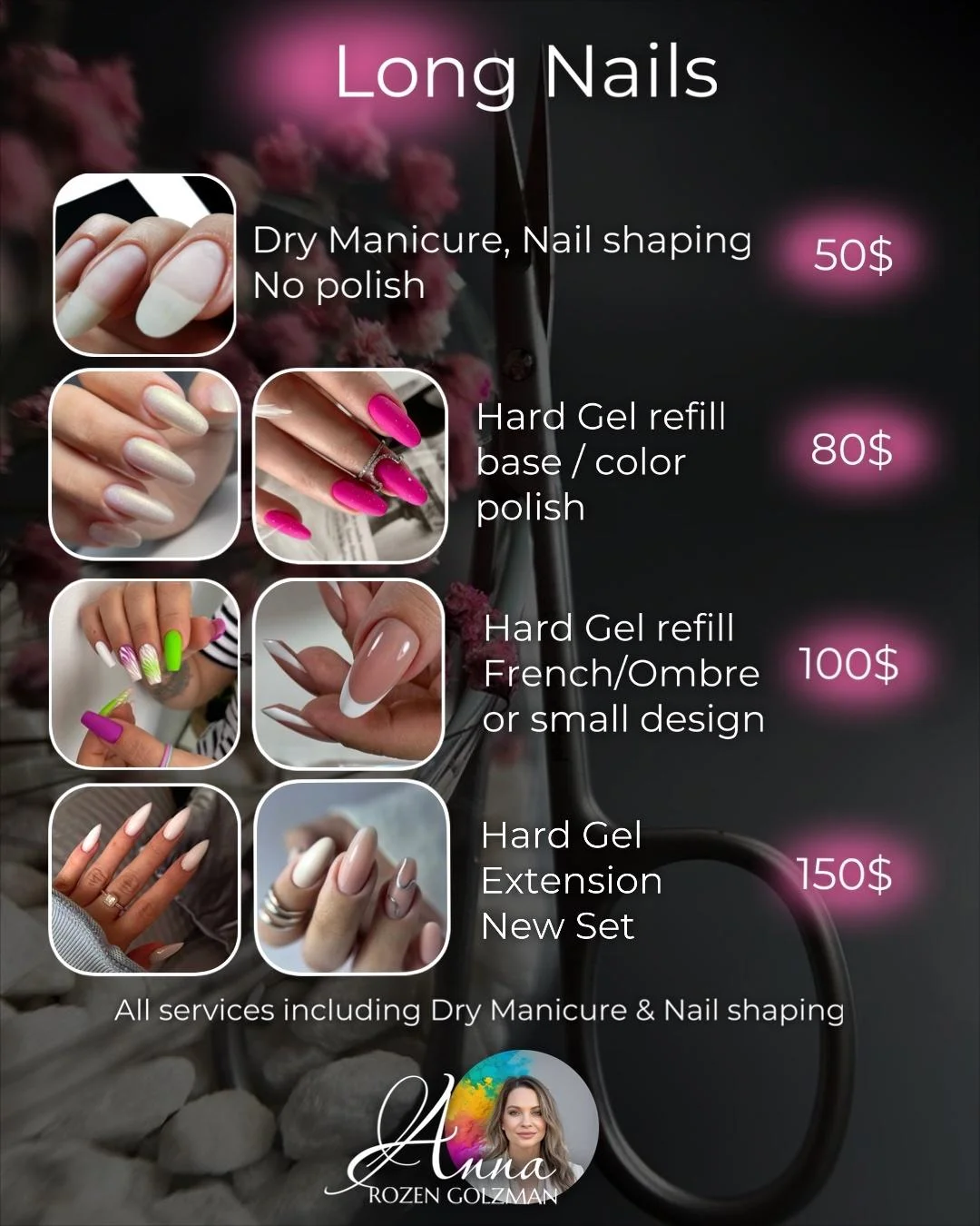 Anna Rozen Golzman service prices - page 4